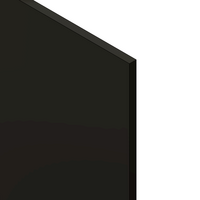 MODULAR SOLUTIONS PVC PANEL 1/4" X 48" X 96", BLACK